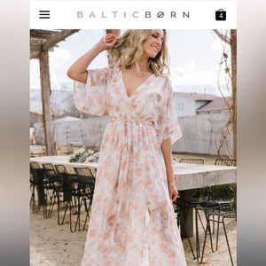 Baltic Born Luca Jacquard Kimono Dress